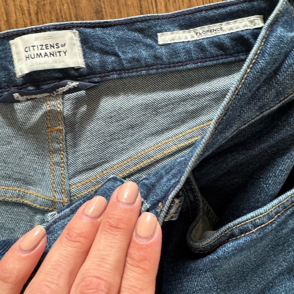 Citizens of Humanity Florence Wide Leg Straight Jeans Size 26 - Picture 5 of 13
